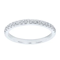 Matching Diamond Wedding Band 14K White Gold (0.20ct tw)