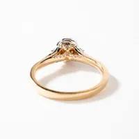 10K Yellow and White Gold Diamond Engagement Ring (0.50 ct tw)