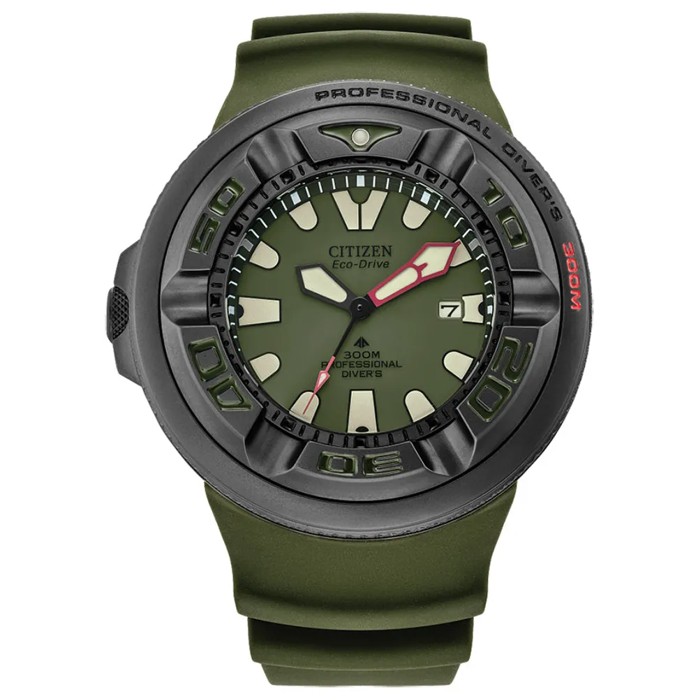 Citizen Eco-Drive Promaster Ecozilla Green Dial Watch | BJ8057-09X