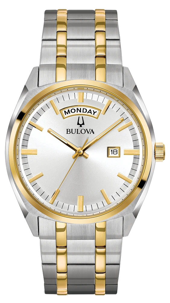 Bulova Surveyor Two-Tone Stainless Steel Men's Watch 39mm | 98C127