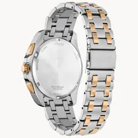 Citizen Eco-Drive Peyten Silver Dial Two-Tone Watch | CA4516-59A