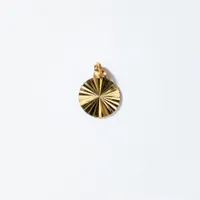 Sunbeam Pendant in 10K Yellow Gold