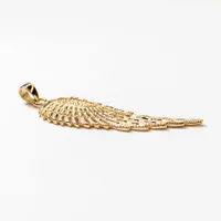 Angel Wing Pendant in 10K Yellow Gold