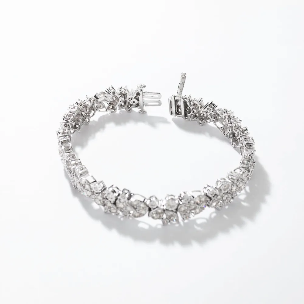 Diamond Bracelet in 14K White Gold (6.00 ct tw)