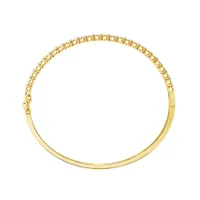 Hinged Diamond Bangle in 10K Yellow Gold (1.00 ct tw)