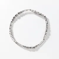 Diamond Link Bracelet in 10K White Gold (3.00 ct tw)