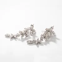 Multi-Look Diamond Cluster Earrings in 10K White Gold (1.00 ct tw)