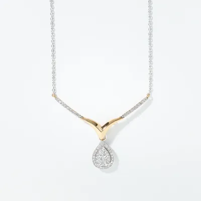 Open Flower Necklace in 10K Yellow Gold – Ann-Louise Jewellers