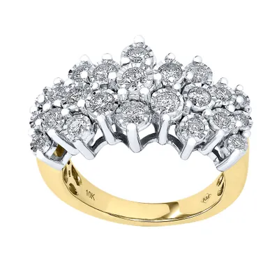 - Alta One Carat Diamond Cluster Ring (1.00ct tw)