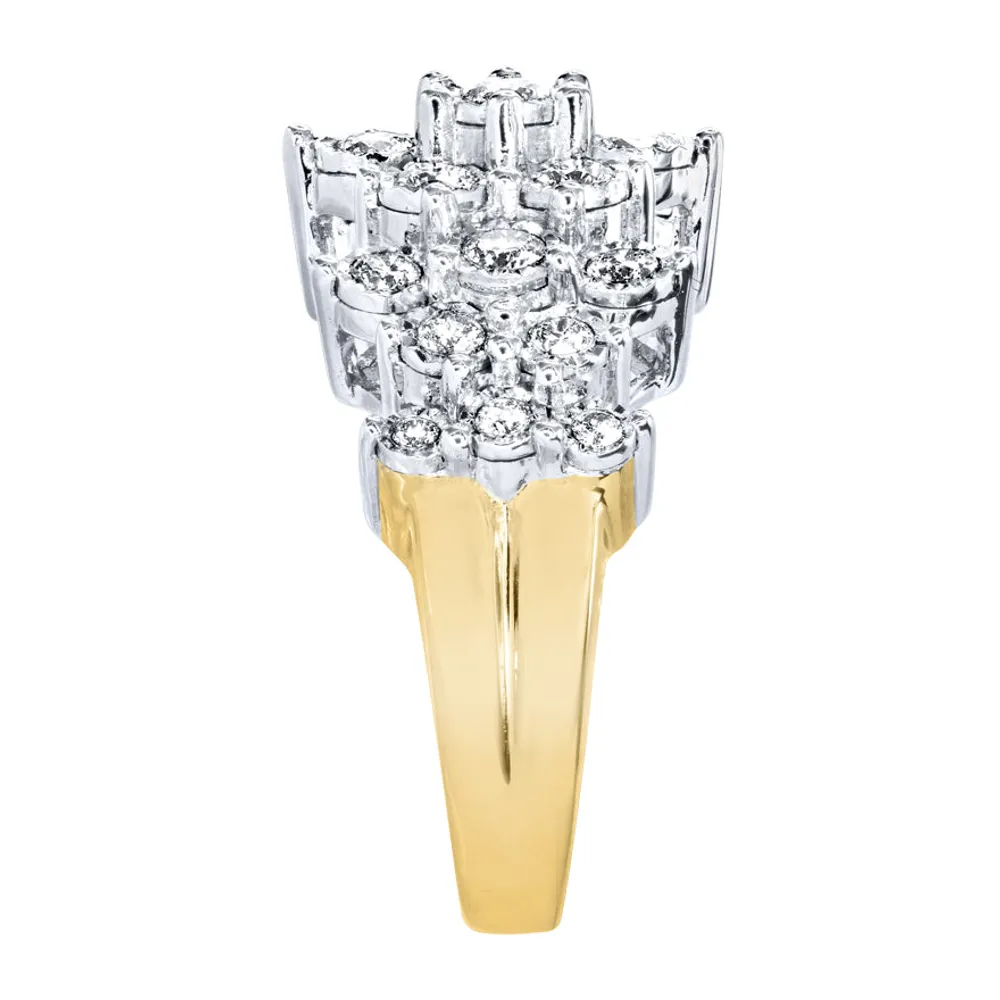 - Alta One Carat Diamond Cluster Ring (1.00ct tw)