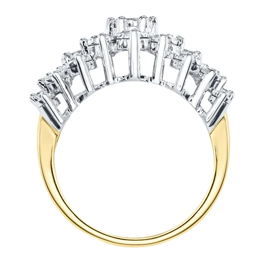 - Alta One Carat Diamond Cluster Ring (1.00ct tw)