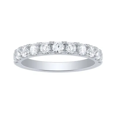 Diamond Anniversary Ring 14K White Gold (1.00 ct tw)