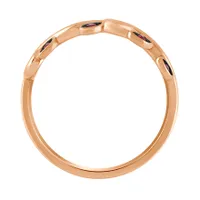 Ruby Vine Ring 10K Rose Gold