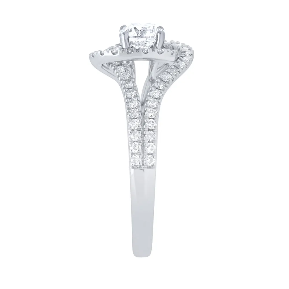 Diamond Engagement Ring 14K White Gold (1.00 ct tw)