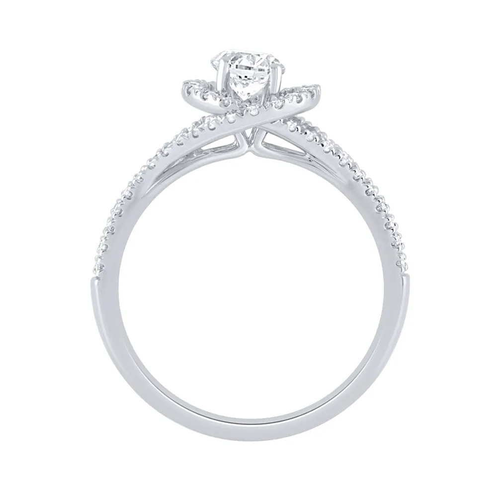 Diamond Engagement Ring 14K White Gold (1.00 ct tw)