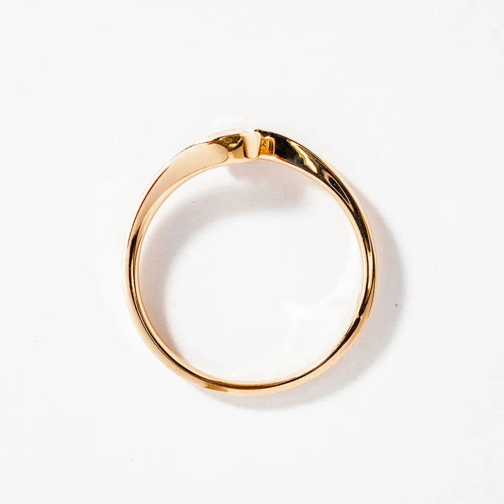 Solitaire Diamond Ring 10K Yellow Gold (0.15ct tw)