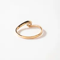 Solitaire Diamond Ring 10K Yellow Gold (0.15ct tw)