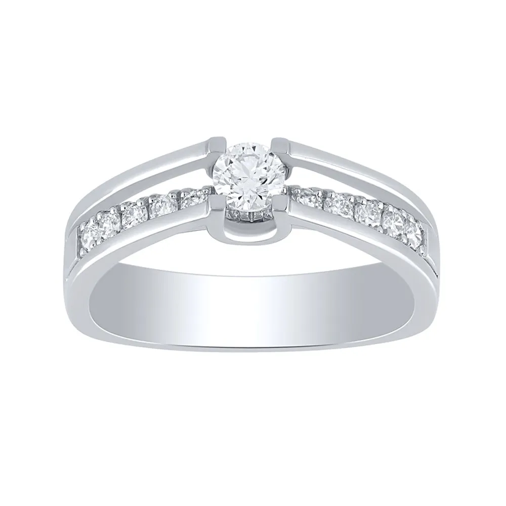 Catherine 10K Gold Diamond Engagement Ring (0.50 ct tw