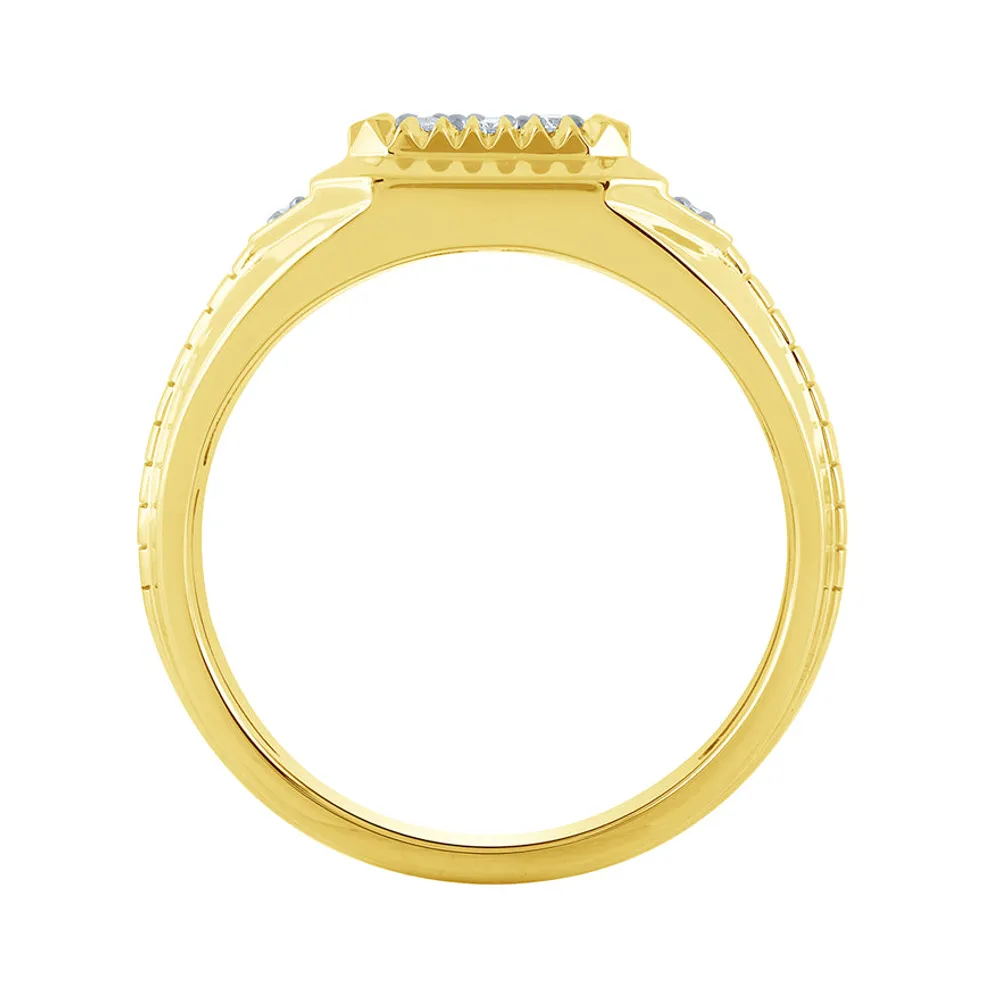 Men’s Diamond Ring 10K Yellow Gold (0.50 ct tw)