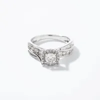 Diamond Engagement Ring 14K White Gold (1.00 ct tw)