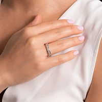 Channel Set Diamond Band 14K White Gold (0.70 ct tw)