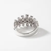 Diamond Dinner Ring 10K White Gold (0.50 ct tw)