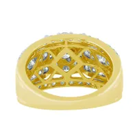 Men’s Diamond Ring 10K Yellow and White Gold (0.40 ct tw)