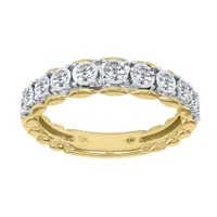 Diamond Anniversary Band 10K Yellow and White Gold (0.40 ct tw)