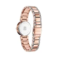 Citizen Eco-Drive Silhouette Crystal Rose Gold Tone | EM0843-51D