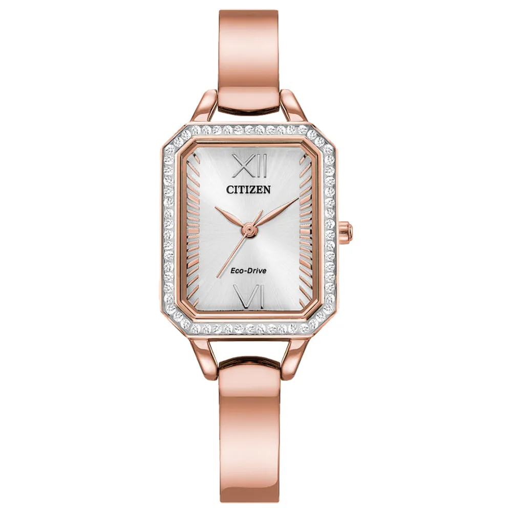 Citizen Eco-Drive Silhouette Crystal Ladies Watch | EM0983-51A