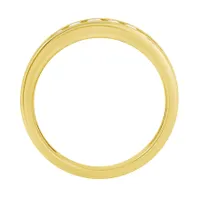 Channel Set Diamond Anniversary Band 14K Yellow Gold (0.50 ct tw)