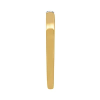 10K Yellow Gold Solitaire Diamond Promise Ring (0.06 ct tw)