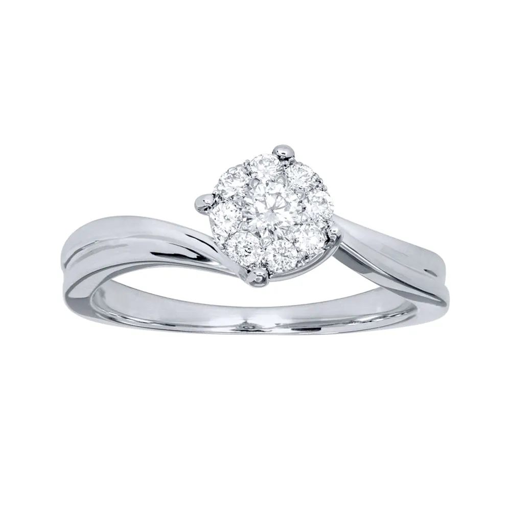 10K Gold Diamond Promise Ring (0.25 ct tw