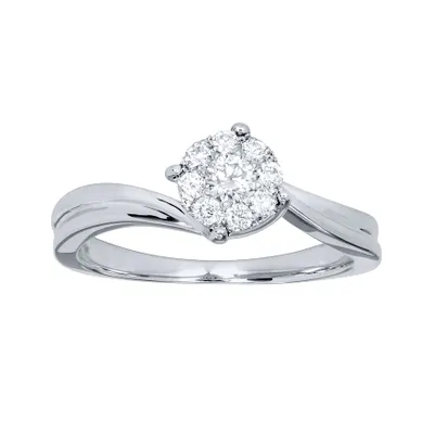 10K Gold Diamond Promise Ring (0.25 ct tw