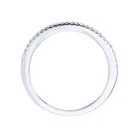 10K White Gold Matching Wedding Band (0.125 ct tw)