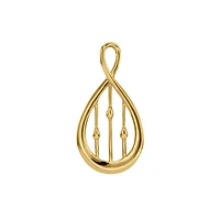 Infinity Pendant in 10K Yellow Gold