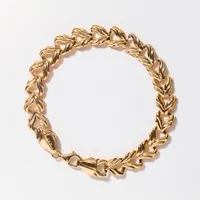 Link Bracelet in 10K Yellow Gold