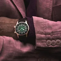 The Longines Legend Diver 42mm Green Dial Watch | L3.774.1.50.2