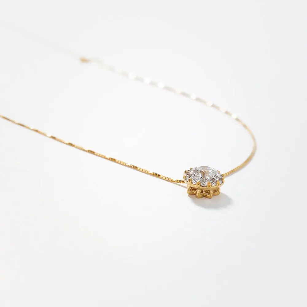 Diamond Necklace in 14K Yellow Gold (0.50 ct tw)