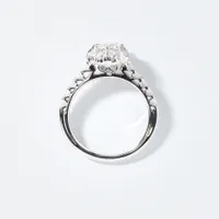 Diamond Engagement Ring 14K White Gold (1.45 ct tw)