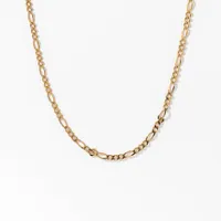 2mm Figaro Chain in 10K Italian Yellow Gold (18”)