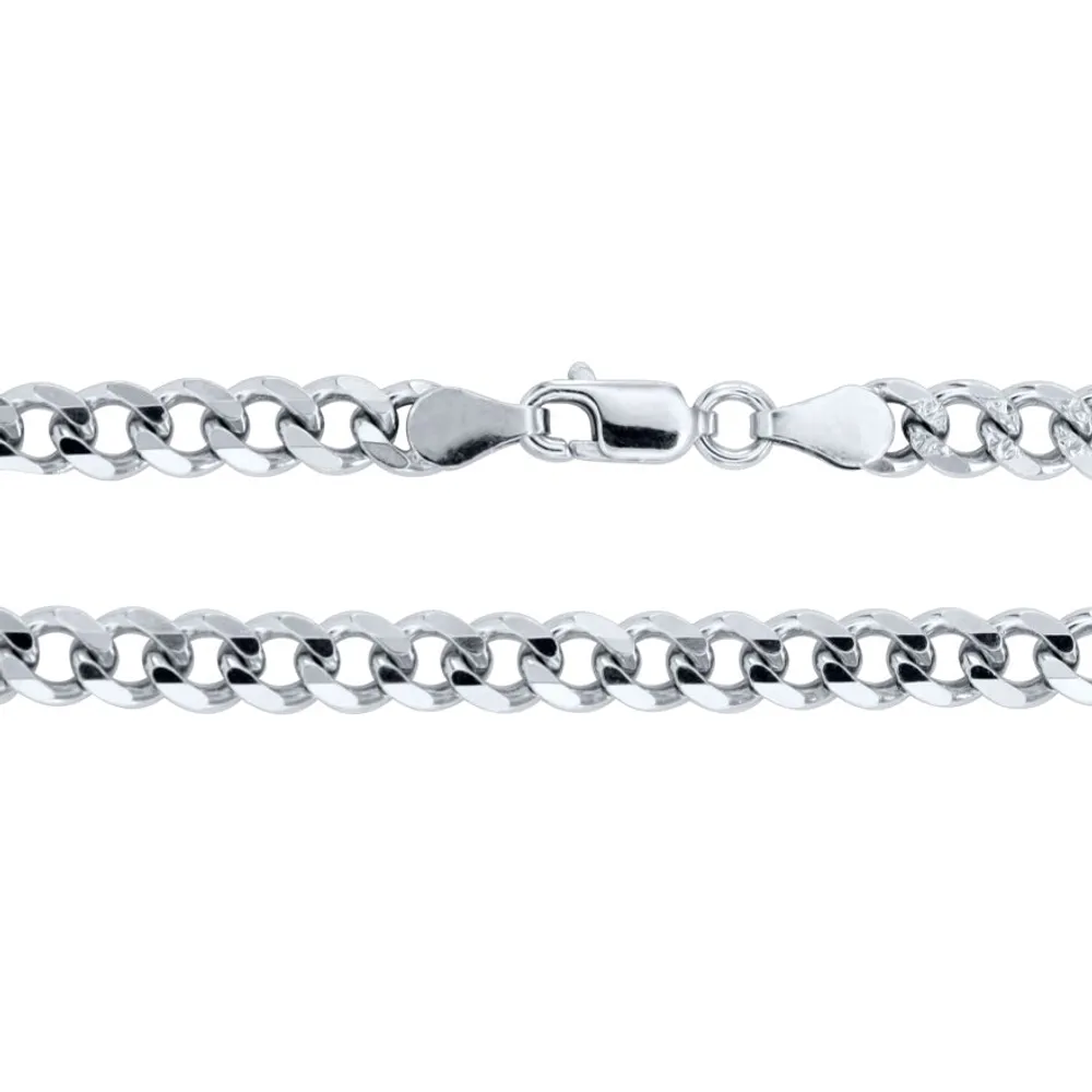 4.80mm Silver Curb Chain (24")