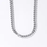 3.85mm Silver Miami Cuban Chain (20")