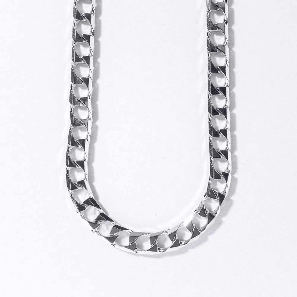 5.20mm Silver Square Curb Chain (22")