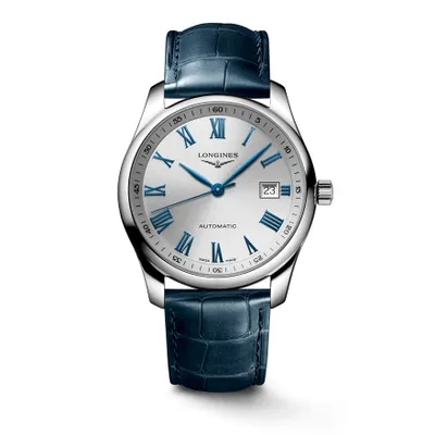 Longines Master Collection 40mm Automatic Blue Strap Watch | L2.793.4.