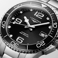 Longines HydroConquest 39mm Automatic Black Dial Watch | L3.780.4.56.6