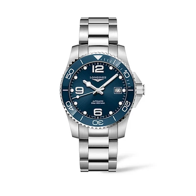 Longines HydroConquest 39mm Automatic Blue Dial Watch | L3.780.4.96.6