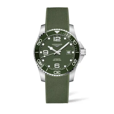 Longines HydroConquest 41mm Automatic Green Dial Men's Watch | L3.781.