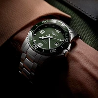 Longines Hydroconquest 43mm Automatic Watch Green Dial | L3.782.4.06.6