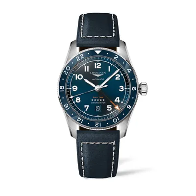 Longines Spirit Zulu Time 42mm Blue Dial Automatic Watch | L3.812.4.93